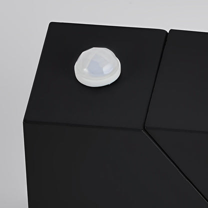 Motion Sensor Outdoor LED Wall Light Black Adjustable