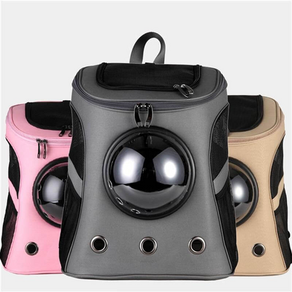 Large Window Cat Backpack - Comfy Pet Travel Carrier