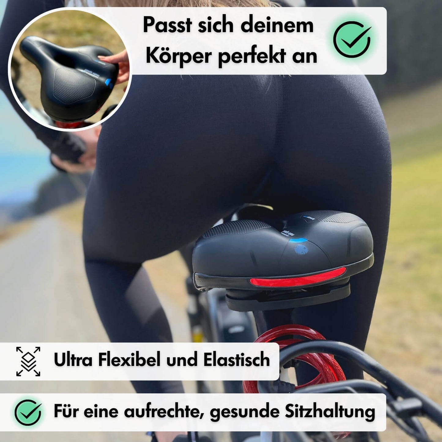 Cofik | Ergonomic Gel Cycling Seat Cushion