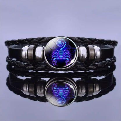 Astrology Zodiac Sign Charm Bracelet