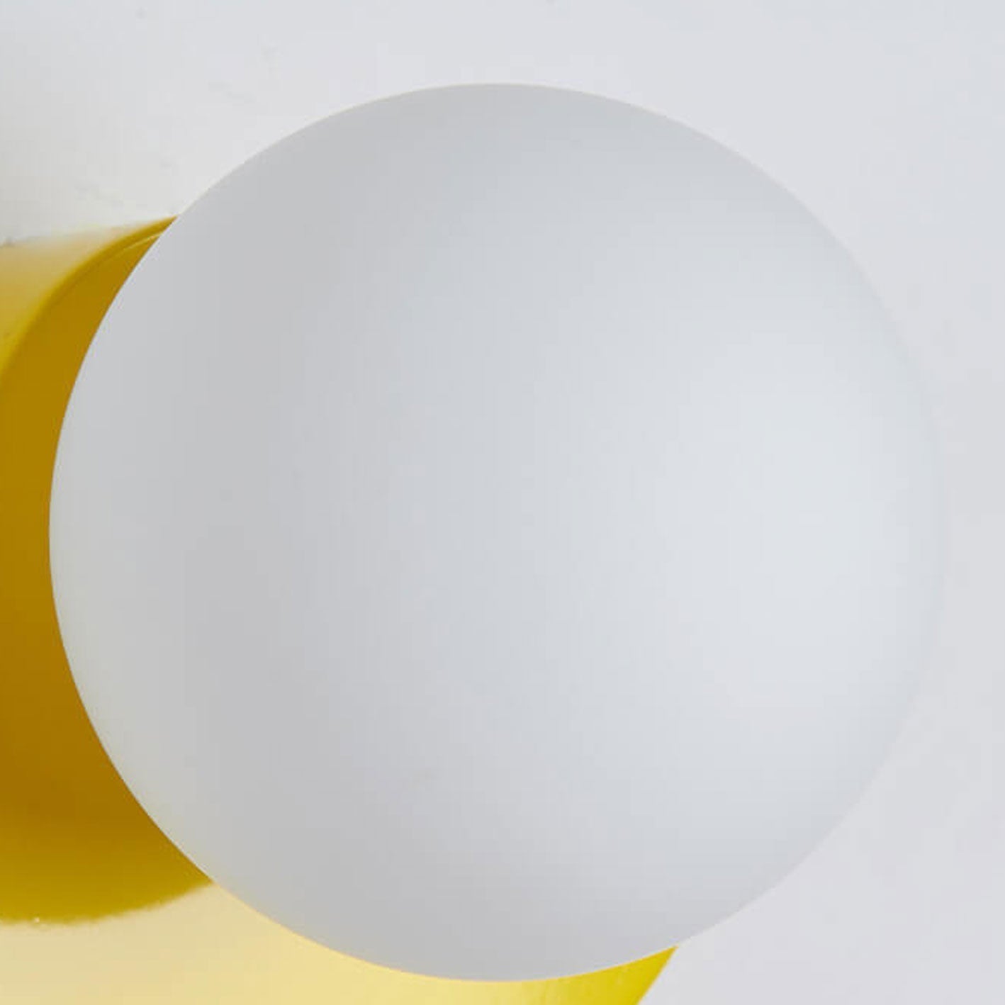 Round Glass Pendant Light with Colored Metal Base