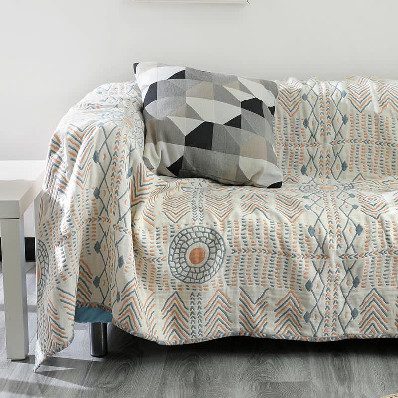 Soft Striped Throw Blanket – Plush Couch Cover