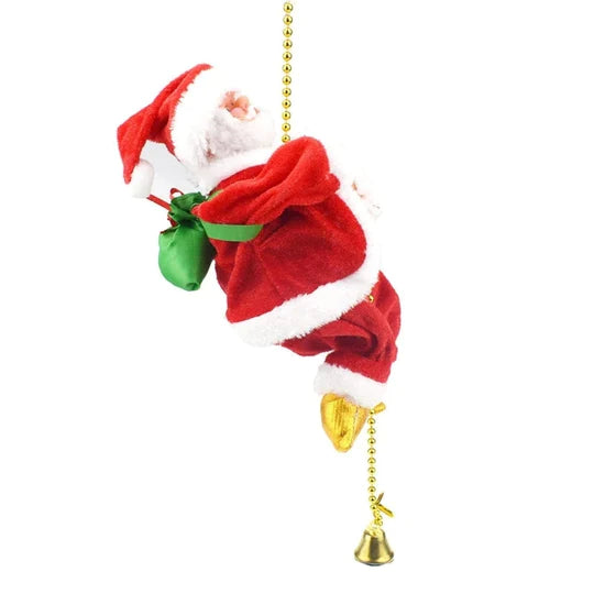 Fun Christmas Climbing Santa Decoration