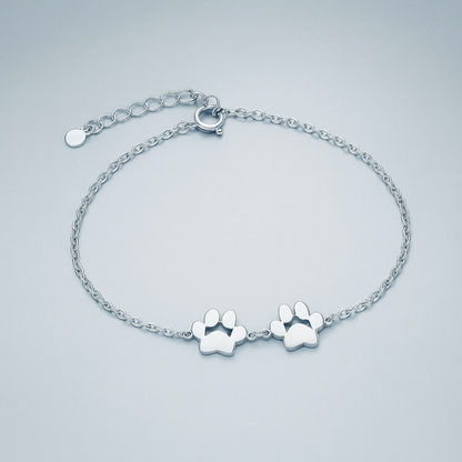 Customizable Pet Print Stainless Steel Cuff Bracelet