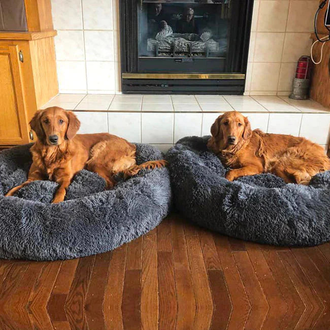 Comfortable Supportive Dog Donut Bed - Cofik