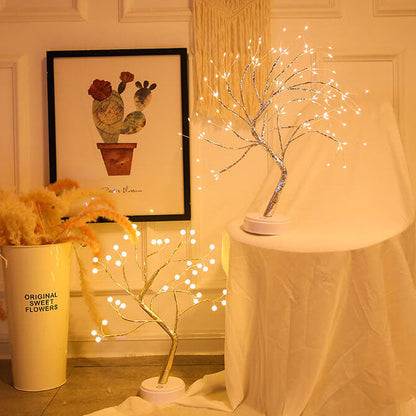 Colorful LED Desk Lamp with Tree Design