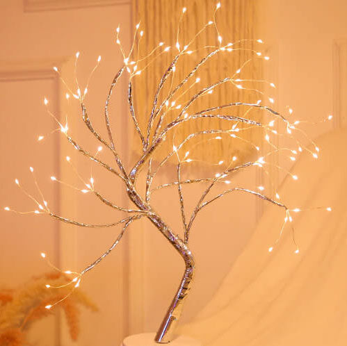 Colorful LED Desk Lamp with Tree Design