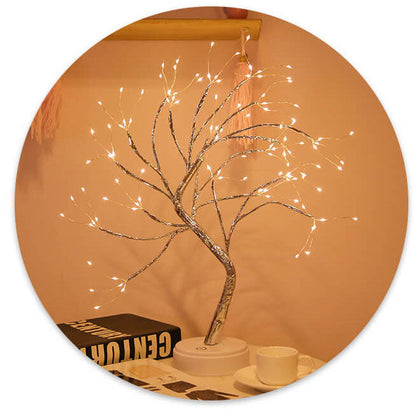 Colorful LED Desk Lamp with Tree Design