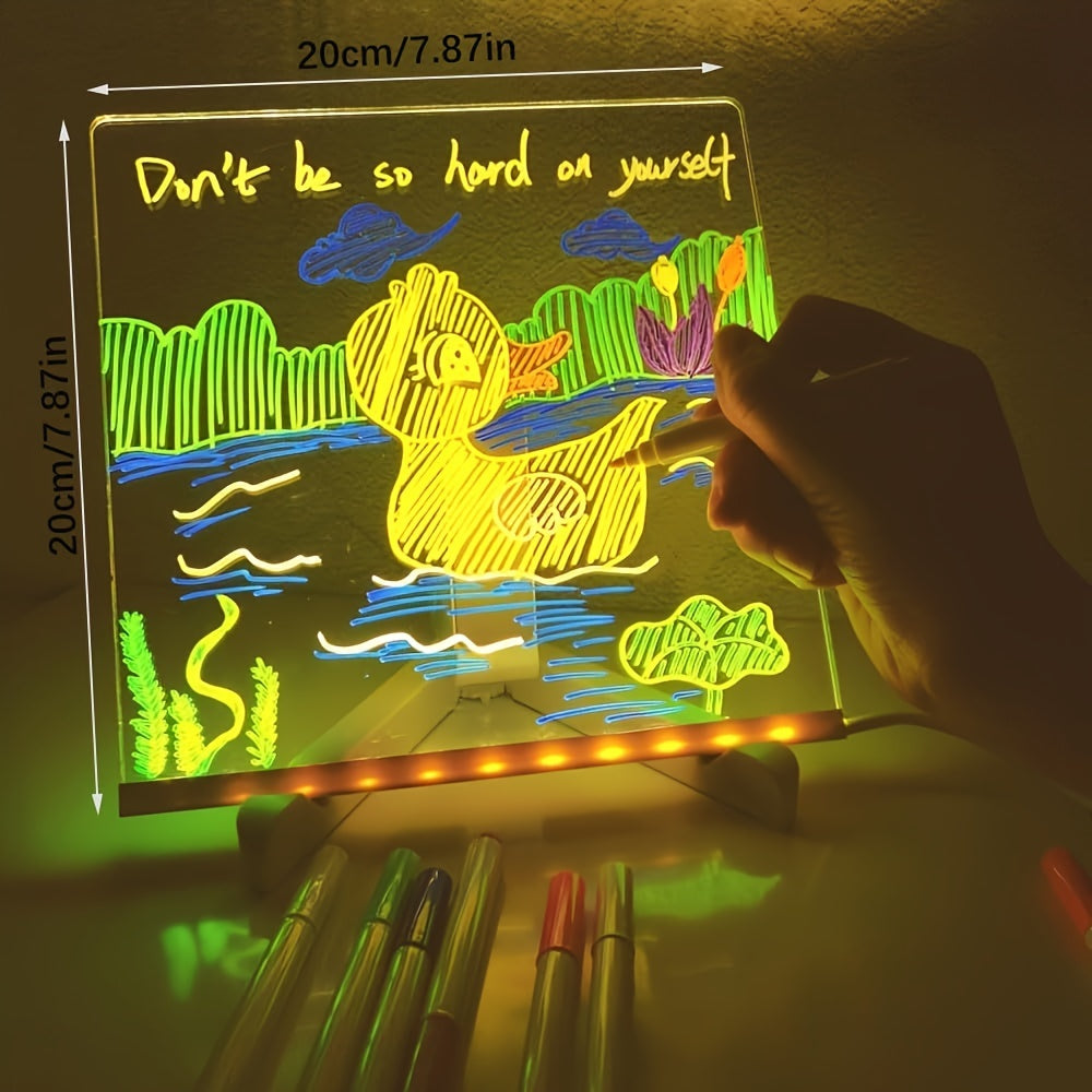 Bright LED Message Board with Colorful Pens
