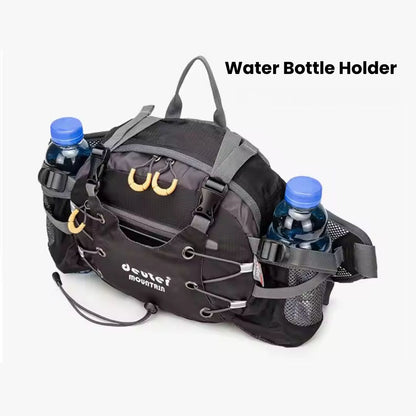 Waterproof Hiking Hip Pack - 5L Bum Bag with Zip Pockets