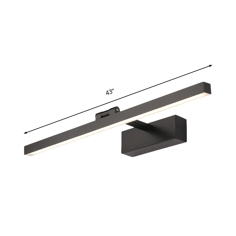 Modern LED Bathroom Wall Light with Mirror