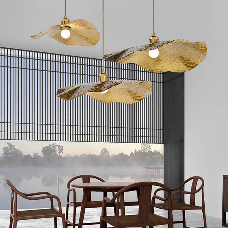 Sleek Metal Adjustable Hanging Light Fixture