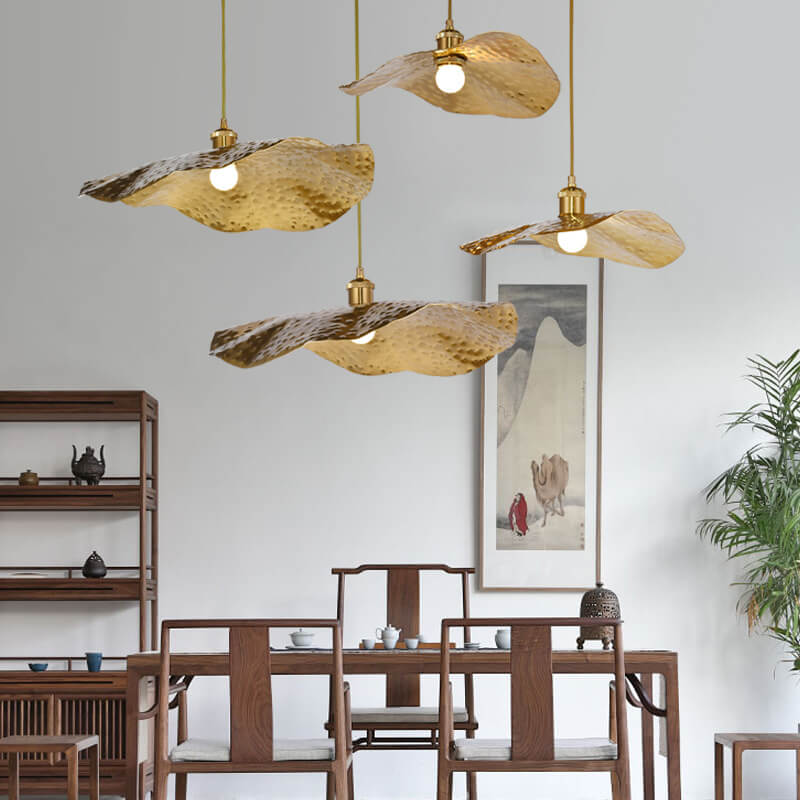 Sleek Metal Adjustable Hanging Light Fixture