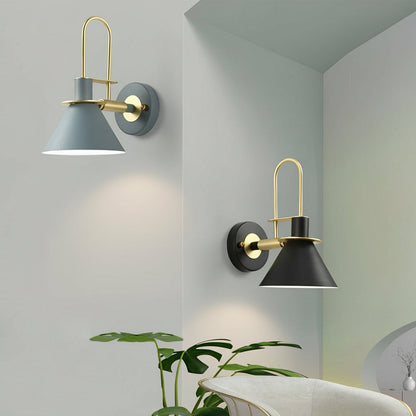 Contemporary Brass LED Wall Lamp