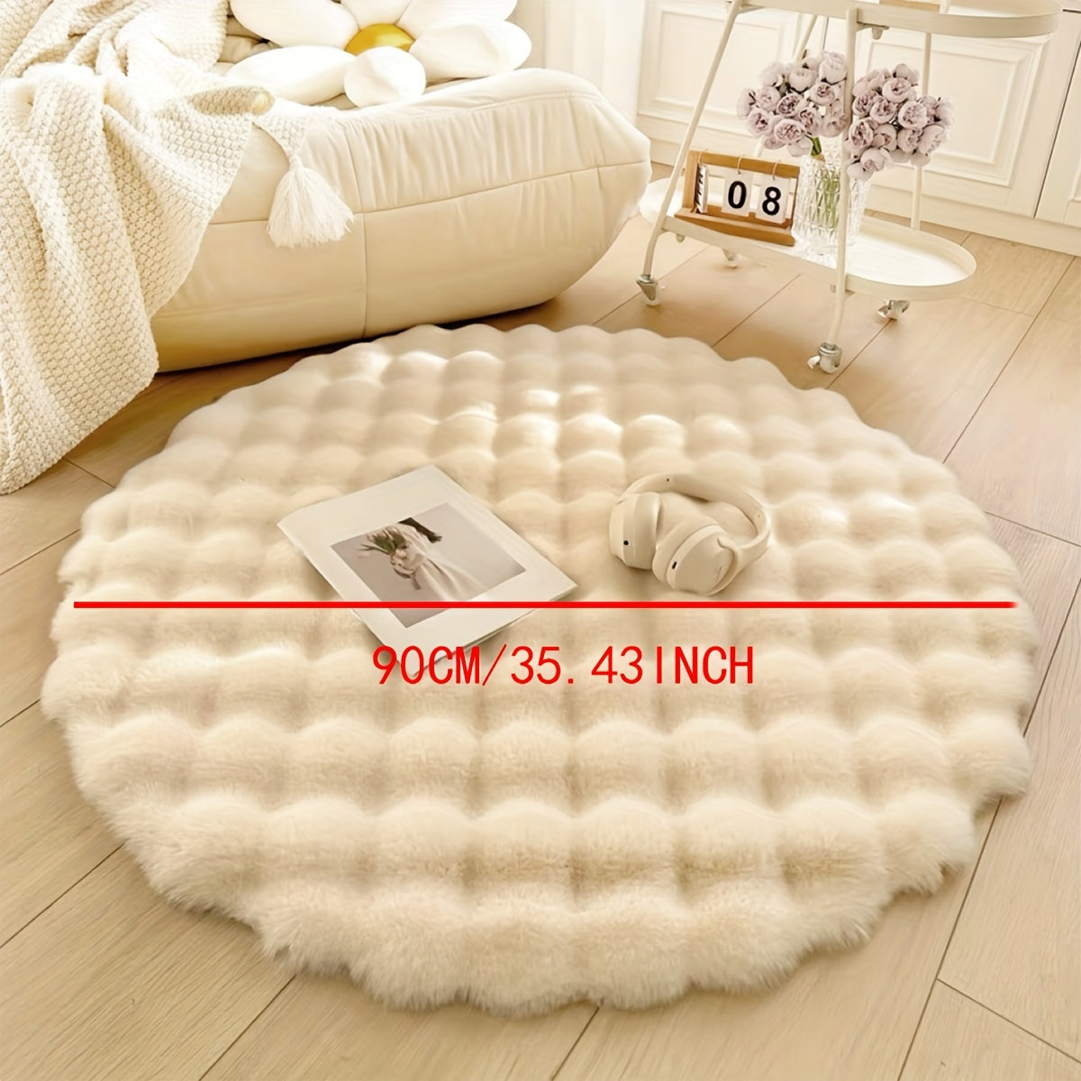 Plush Area Rug for Living Room & Bedroom