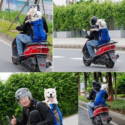 Pet Hiking Backpack - Durable Dog Carrier with Pockets
