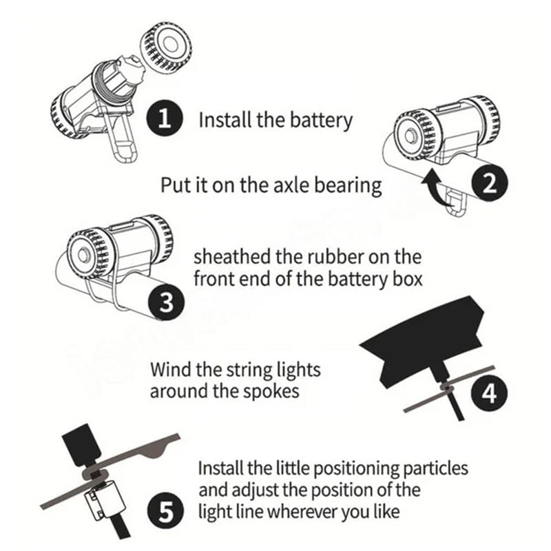 Bright LED Bike Wheel Lights