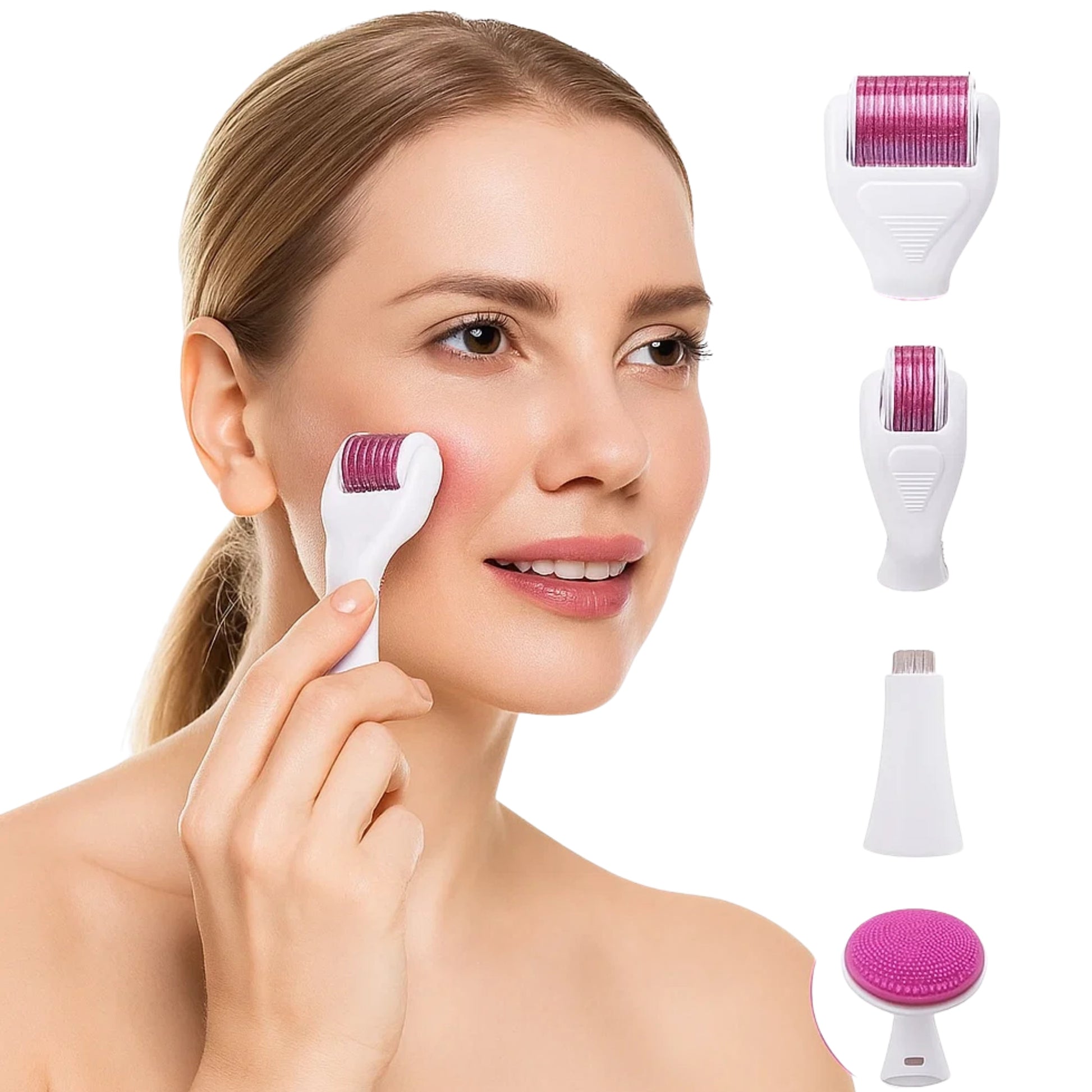 Professional Skin Rejuvenation Derma Roller Kit for Women - Cofik