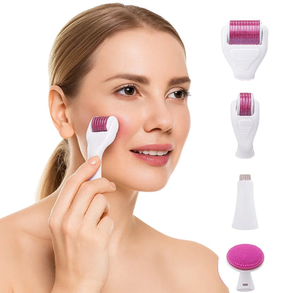 Professional Skin Rejuvenation Derma Roller Kit for Women - Cofik