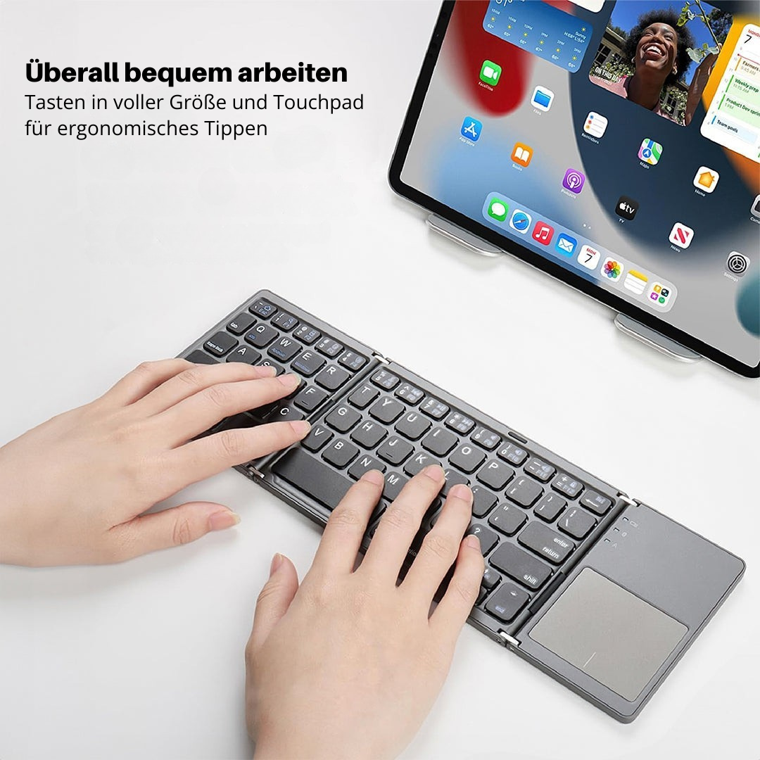 Portable Wireless Keyboard with Touchpad