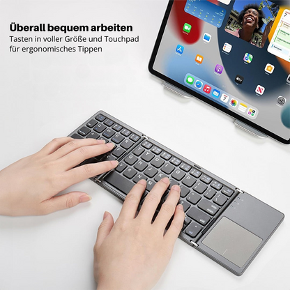 Portable Wireless Keyboard with Touchpad