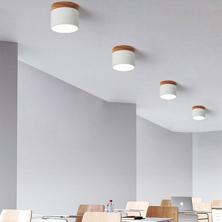Modern LED Ceiling Lamp Adjustable Color