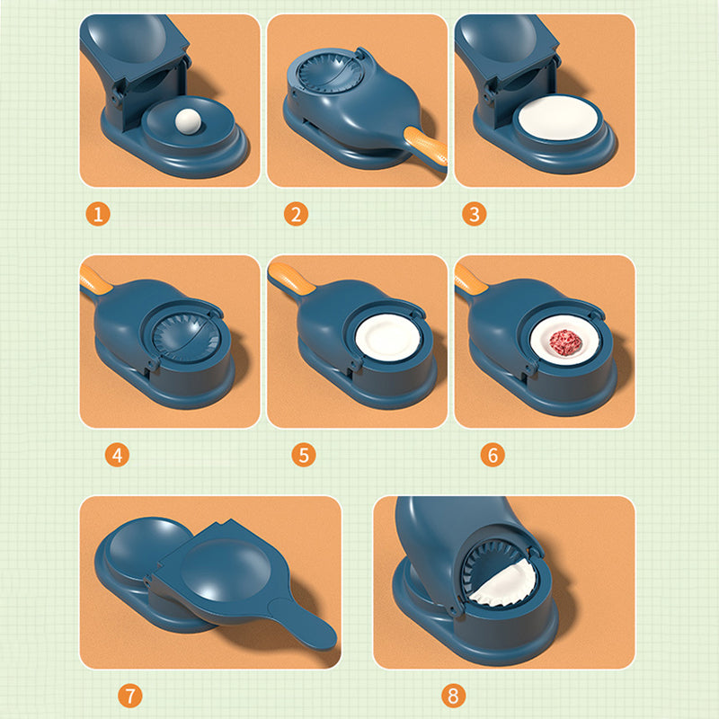 Easy 2 In 1 Dumpling Press Maker