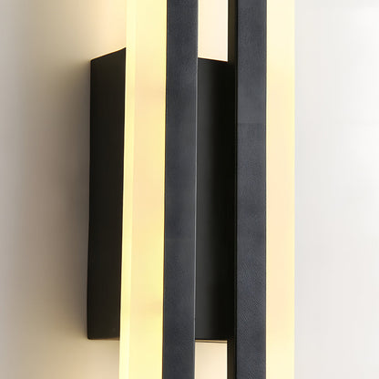 Sleek 2-Light LED Wall Sconce with Dimmer