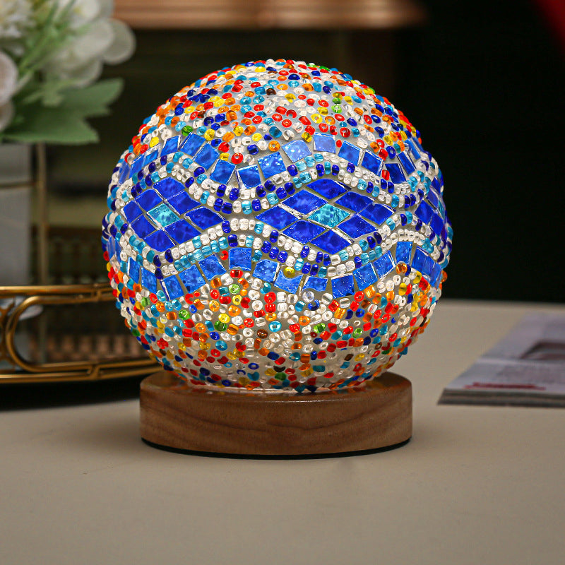 Colorful Mosaic LED Table Lamp