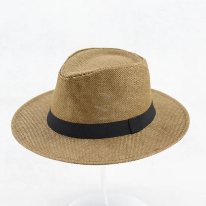 Natural Fiber Panama Sun Hat
