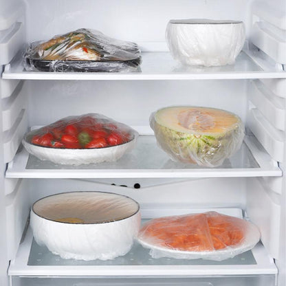 Clear Plastic Food Wrap Covers