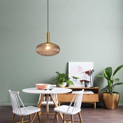 Classic Colorful Glass Pendant Light Fixture