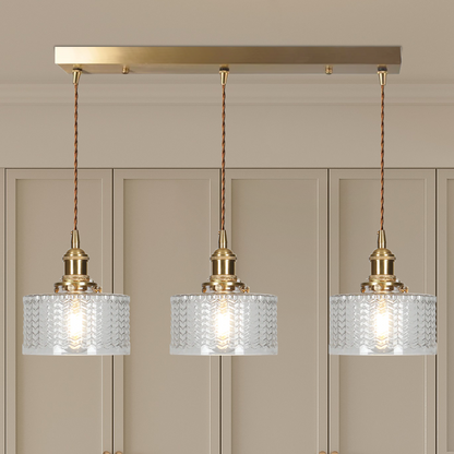 Classic Elegant Glass Drop Pendant Light