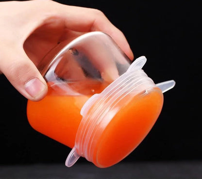Reusable Silicone Food Covers Set