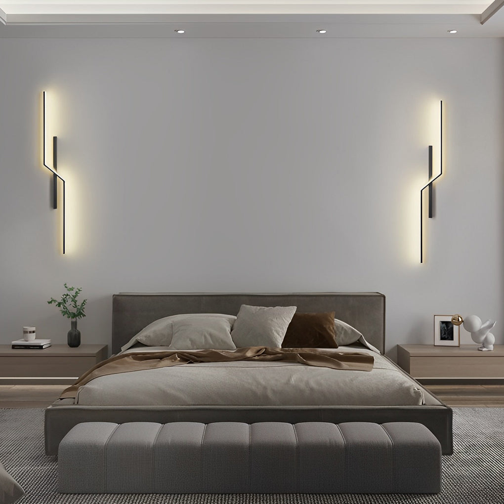 Slim LED Contemporary Wall Light Fixture