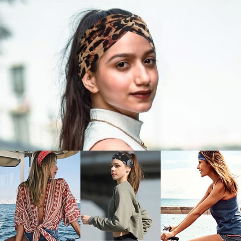 Vintage Fitness Sweat Headband
