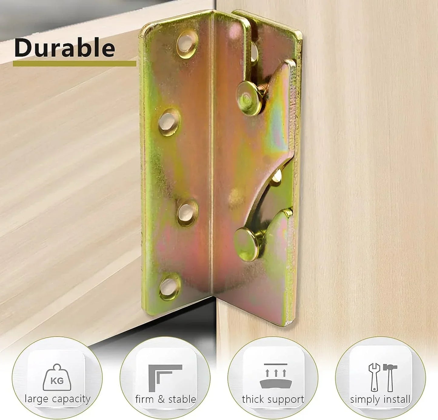 Strong Bed Frame Support Rail