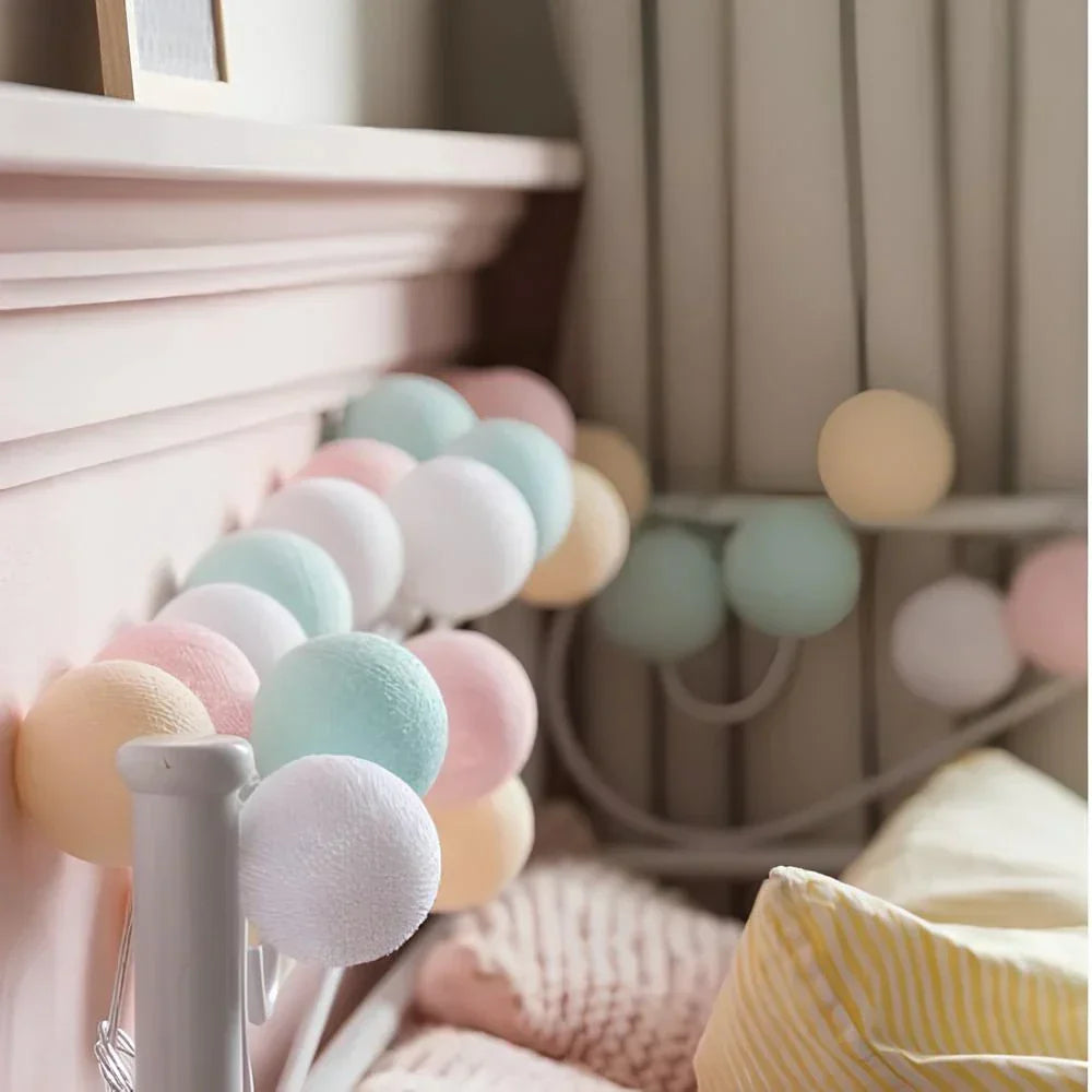 Fluffy White Decorative String
