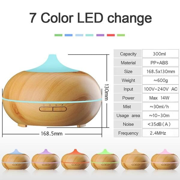 Natural Wood Aroma Diffuser