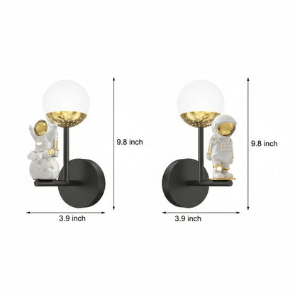 Contemporary 3D Moon LED Wall Light