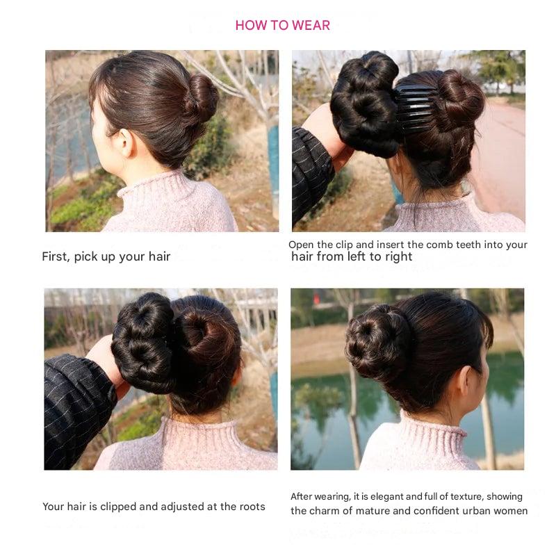 Easy Floral Hair Clip for Women