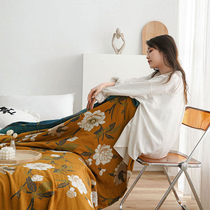Comfy Vintage Floral Reversible Quilt