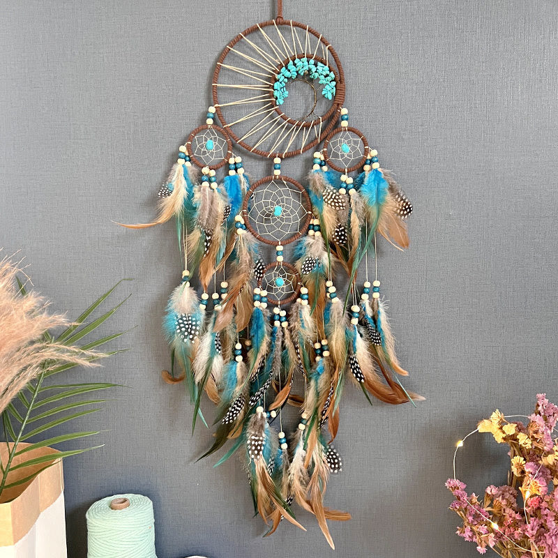 Colorful Boho Tree of Life Dreamcatcher Decoration - Cofik