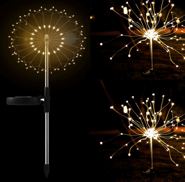 Outdoor Solar String Lights Copper Wire Fairy Lights