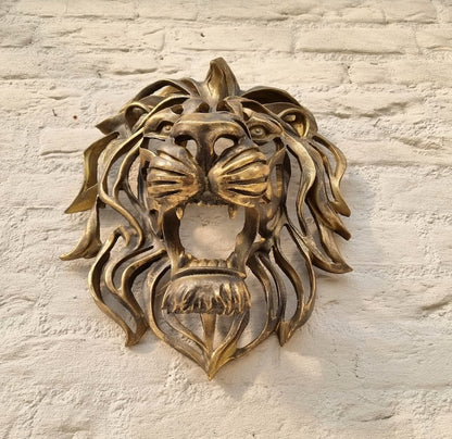 Big Lion Head Wall Art Decoration Sculpture