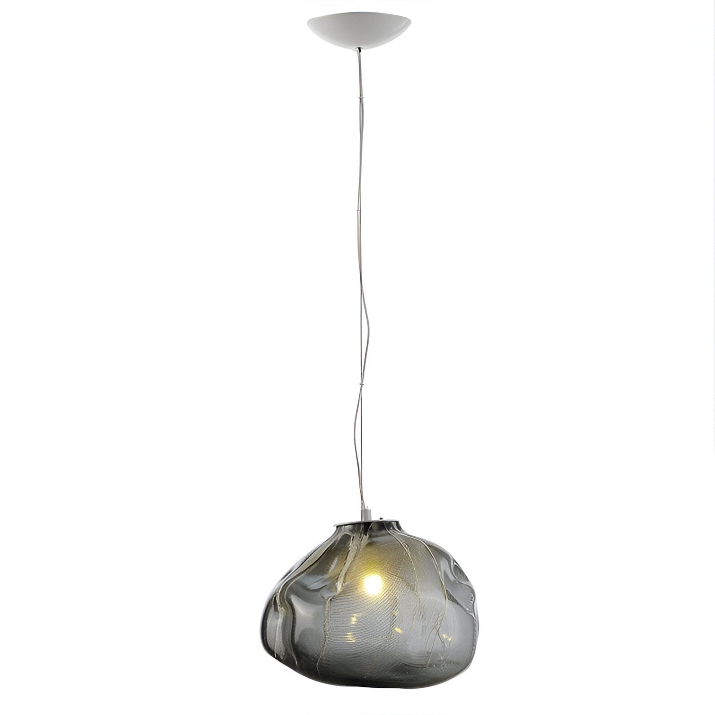 Sleek Glass Pendant Lamp for Kitchen Island - Cofik