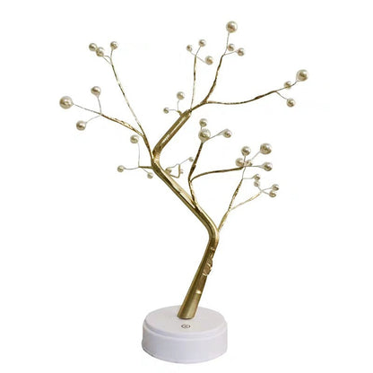 Warm Copper String Bedroom Lamp
