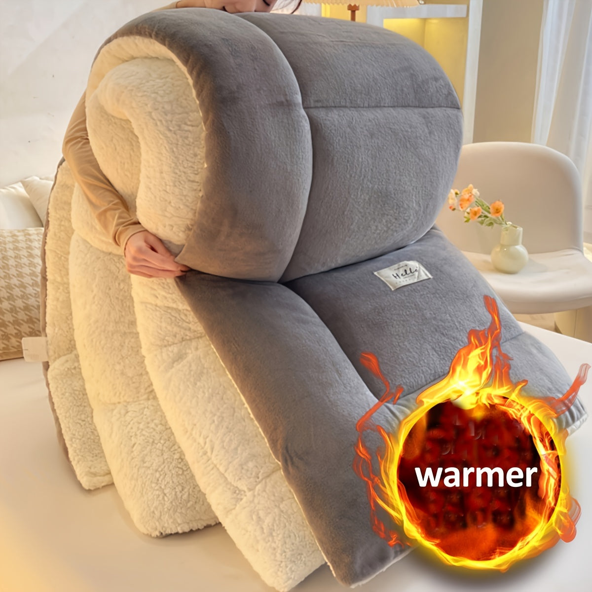 Cozy Home Plush Fleece Duvet Cover