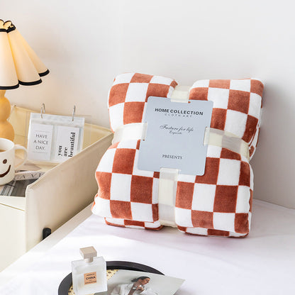 Cozy Plaid Throw Blanket for Home Decor