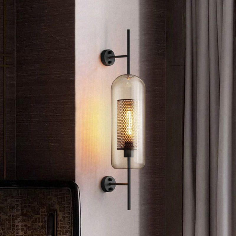 Classic Bronze Wall Sconce with Metal Shade - Cofik